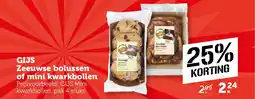 CoopCompact GIJS Zeeuwse bolussen of mini kwarkbollen aanbieding
