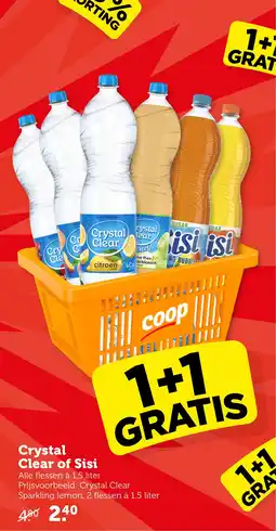 CoopCompact Crystal Clear of Sisi aanbieding