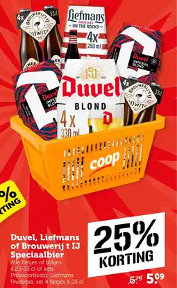 CoopCompact Duvel, Liefmans of Brouwerij t IJ Speciaalbier aanbieding