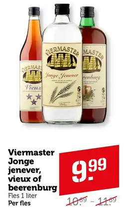 CoopCompact Viermaster Jonge jenever, vieux of beerenburg aanbieding