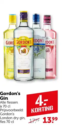 CoopCompact Gordon's Gin aanbieding