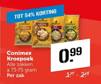 CoopCompact Conimex Kroepoek aanbieding