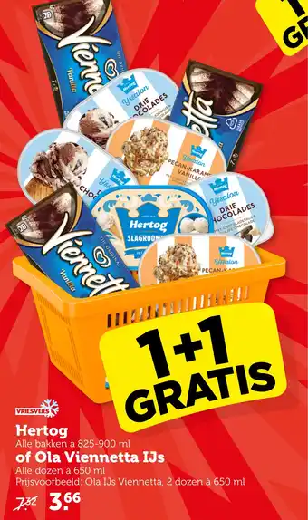 CoopCompact Hertog of Ola Viennetta IJs aanbieding