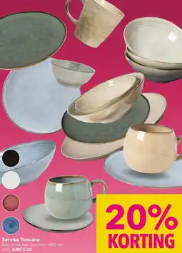 Xenos Servies Toscane aanbieding