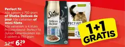 CoopCompact Perfect fit of Sheba Delices de jour of mini filets aanbieding