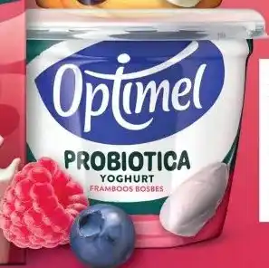 Albert Heijn Optimel PROBIOTICA YOGHURT FRAMBOOS BOSBES aanbieding