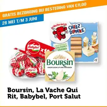 CoopCompact Boursin, La Vache Qui Rit, Babybel, Port Salut aanbieding