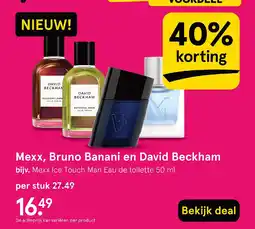 Etos Mexx, Bruno Banani en David Beckham aanbieding