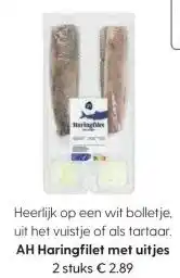 Albert Heijn AH Haringfilet met uitjes aanbieding