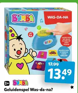 Intertoys Geluidenspel Was-da-na? aanbieding