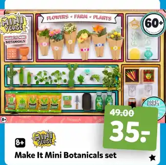 Intertoys Make It Mini Botanicals set aanbieding