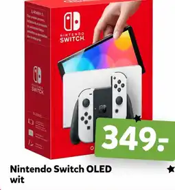 Intertoys Nintendo Switch OLED wit aanbieding