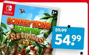 Intertoys DONKEY KONG COUNTRY RETURNS aanbieding