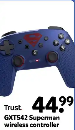 Intertoys Trust. GXT542 Superman wireless controller aanbieding