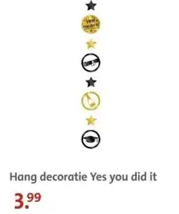 Bruna Hang decoratie Yes you did it aanbieding