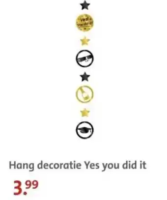 Bruna Hang decoratie Yes you did it aanbieding