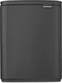 Bol.com Brabantia Bo Prullenbak - 12 liter - Mineral Infinite Grey aanbieding