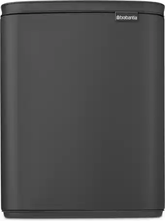 Bol.com Brabantia Bo Prullenbak - 12 liter - Mineral Infinite Grey aanbieding