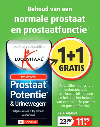 Lucovitaal ProstavitalⓇ Prostaat 7* Potentie & Urinewegen™ 2* aanbieding