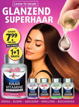 Lucovitaal Leave-in serum GLANZEND SUPERHAAR aanbieding