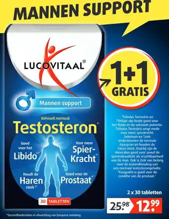 Lucovitaal MANNEN SUPPORT aanbieding