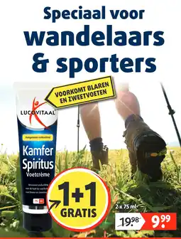 Lucovitaal Kamfer Spiritus Voetcrème aanbieding