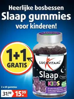 Lucovitaal Slaap gummies aanbieding