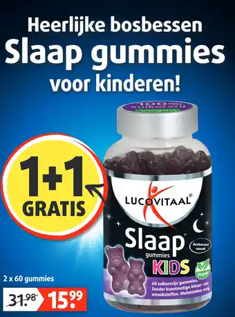 Lucovitaal Slaap gummies aanbieding