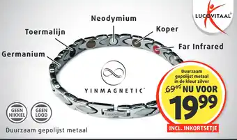 Lucovitaal MAGNEET ARMBAND aanbieding