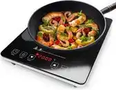 Praxis KitchenBrothers Inductie Kookplaat - 1 Pits - Vrijstaand - 2000W - Zwart aanbieding
