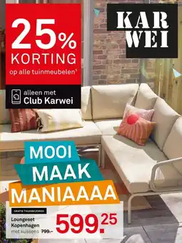 Karwei Loungeset Kopenhagen aanbieding
