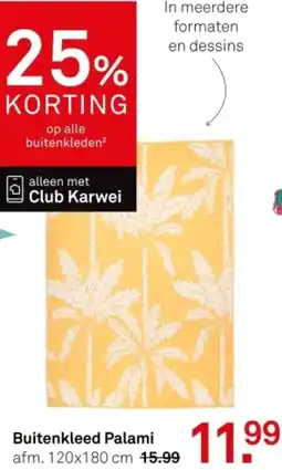 Karwei Buitenkleed Palami aanbieding