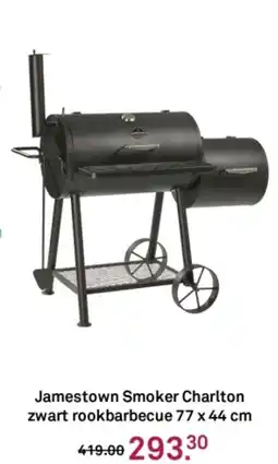 Karwei Jamestown Smoker Charlton zwart rookbarbecue aanbieding