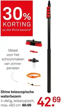 Karwei Shine telescopische waterbezem aanbieding