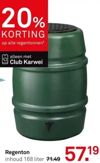 Karwei Regenton aanbieding