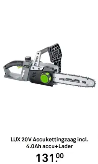 Karwei LUX 20V Accukettingzaag aanbieding