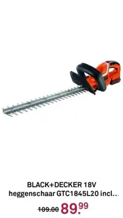 Karwei BLACK+DECKER 18V heggenschaar GTC1845L20 aanbieding