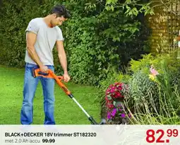 Karwei BLACK+DECKER 18V trimmer ST182320 aanbieding