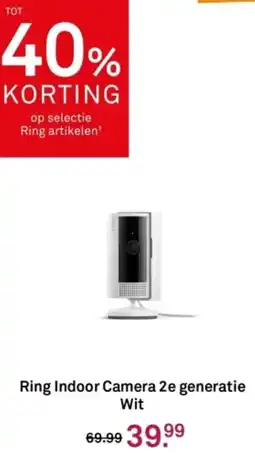 Karwei Ring Indoor Camera 2e generatie Wit aanbieding