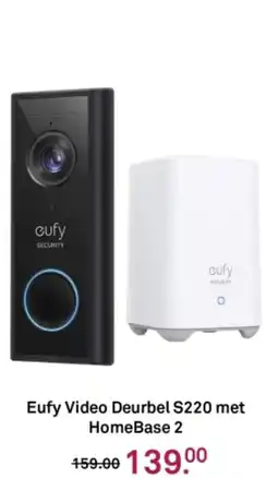 Karwei Eufy Video Deurbel S220 met HomeBase 2 aanbieding