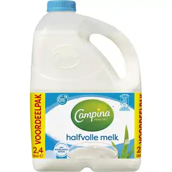 Albert Heijn Campina Halfvolle melk voordeelpak aanbieding
