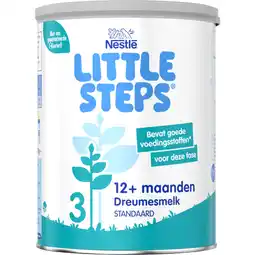 Albert Heijn Nestlé Little steps 3 dreumesmelk 12m+ aanbieding