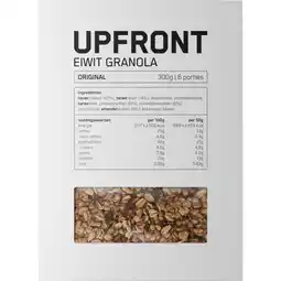 Albert Heijn Upfront Eiwit granola original aanbieding