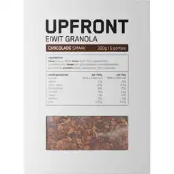 Albert Heijn Upfront Eiwit granola chocolade smaak aanbieding