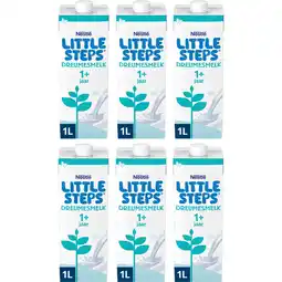 Albert Heijn Nestlé Little steps dreumesmelk 1+ 6-pack aanbieding