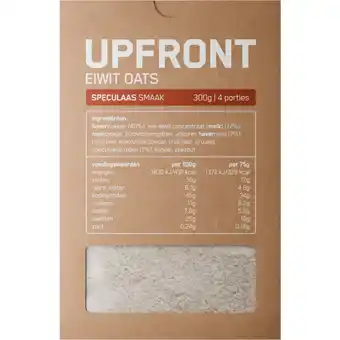 Albert Heijn Upfront Eiwit oats speculaas smaak aanbieding