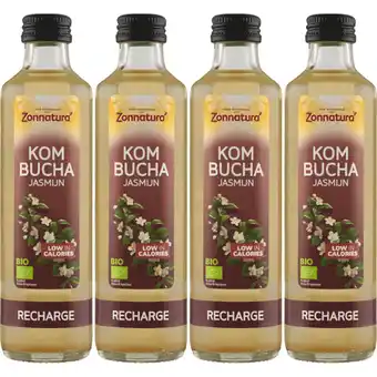 Albert Heijn Zonnatura Kombucha jasmijn 4-pack aanbieding