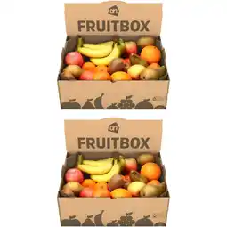 Albert Heijn AH Fruitbox 2-pack aanbieding