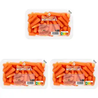 Albert Heijn AH Snoepgroente worteltjes 3-pack aanbieding