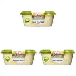 Albert Heijn Johma 100% plantaardige kaas-mosterd 3-pack aanbieding